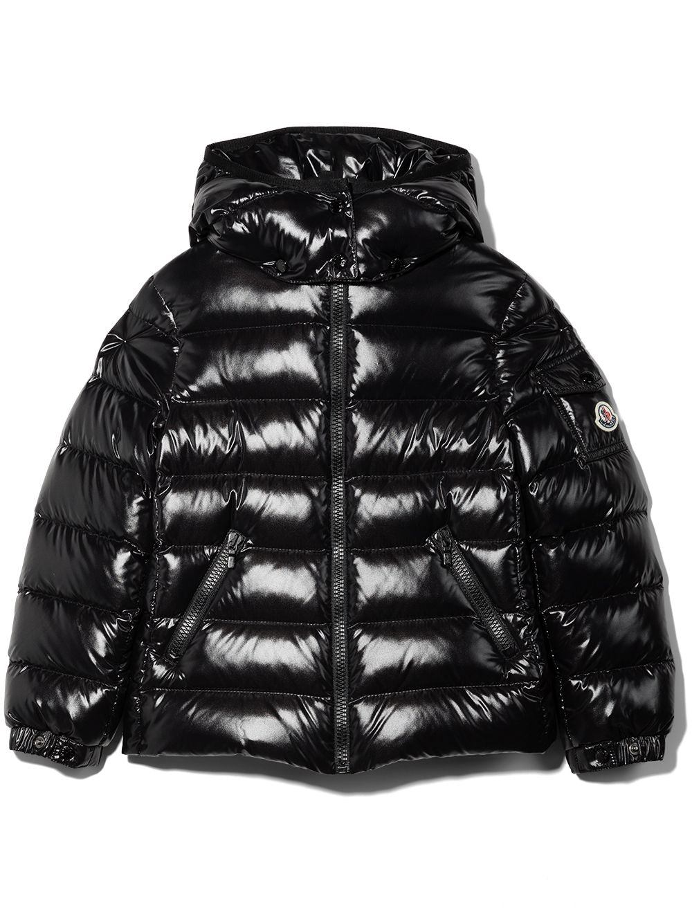 Giubbino Maya per bambina Moncler Enfant nero con modello imbottito L29541A1252068950 999 MONCLER KIDS