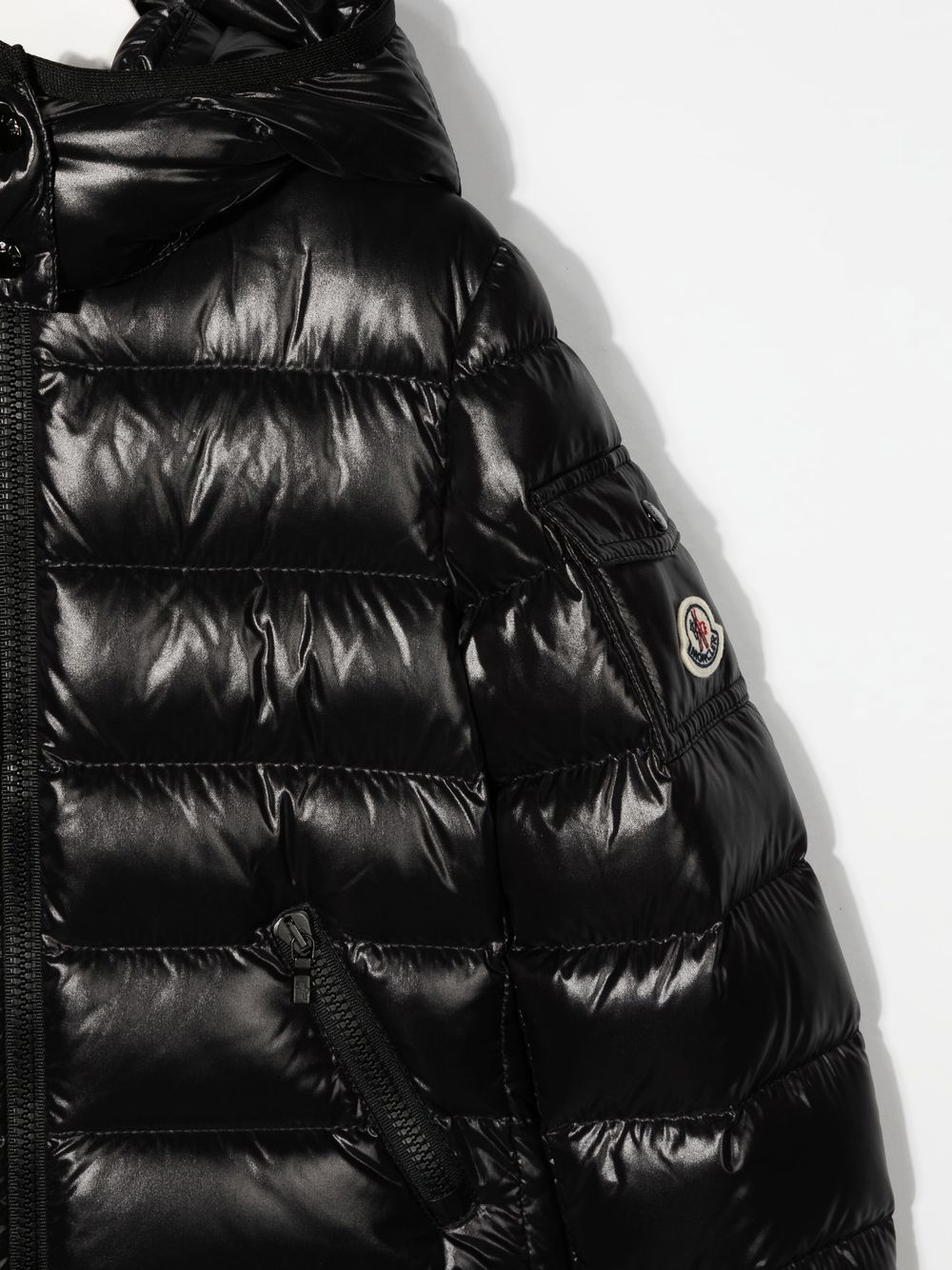 Giubbino Bady per bambini Moncler Kids nero con design imbottito L29541A5271068950 999 MONCLER KIDS