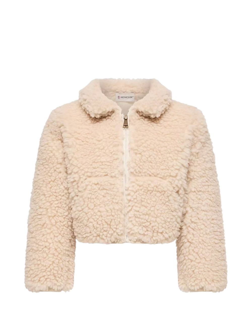 Giubbino per bambina Moncler Kids bianco in tinta pelliccia L29548G0003489B1S 036 MONCLER KIDS