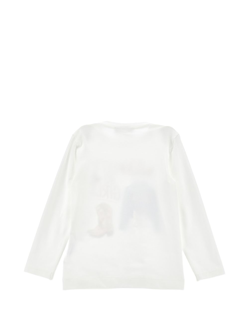 T-shirt per bambina Monnalisa Kids bianca con stampa grafica 11H613 8201 0001 MONNALISA KIDS