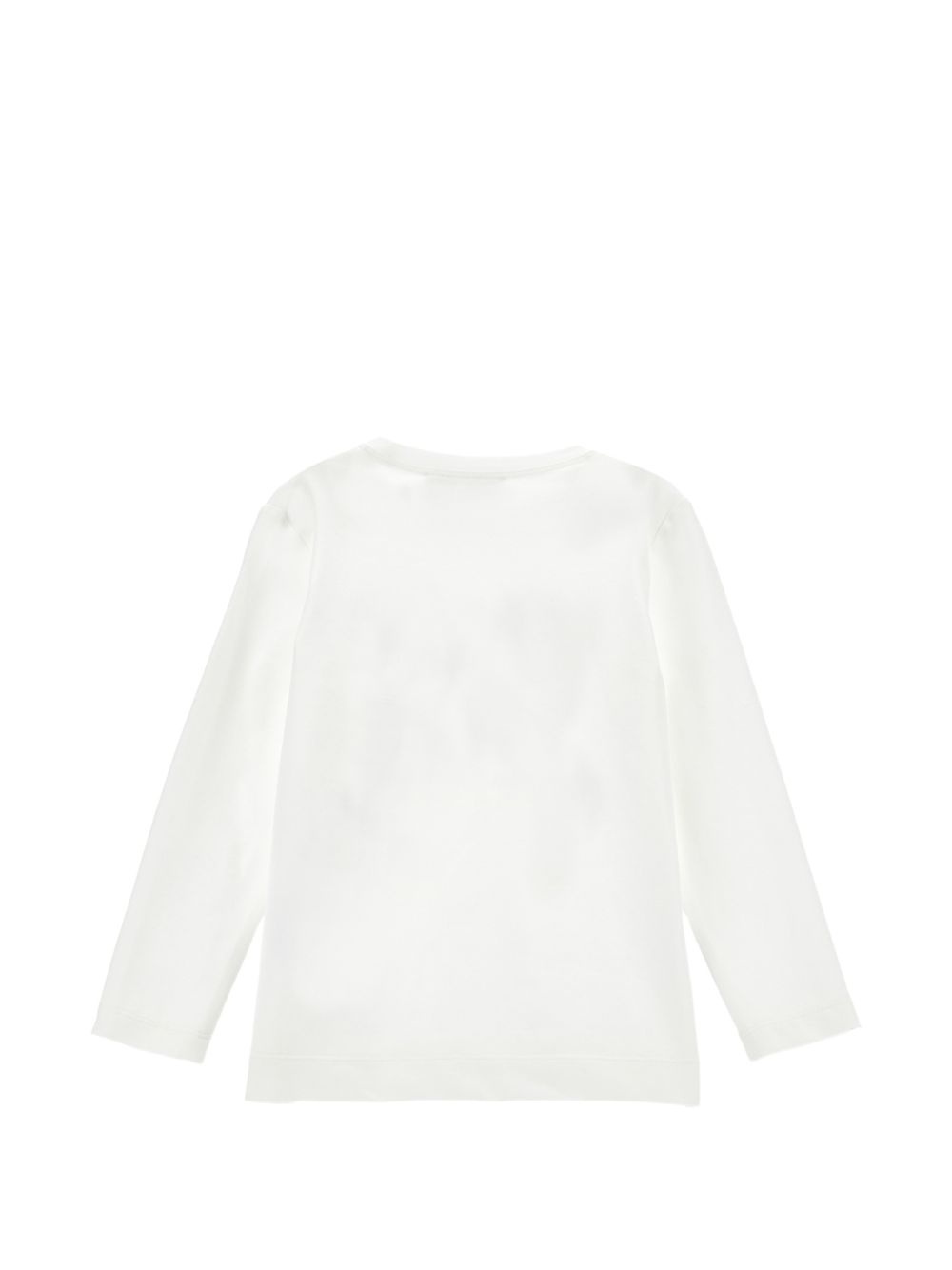 T-shirt per bambina Monnalisa Kids bianca con stampa fiori sul davanti 11H616NP 8201 0001 MONNALISA KIDS