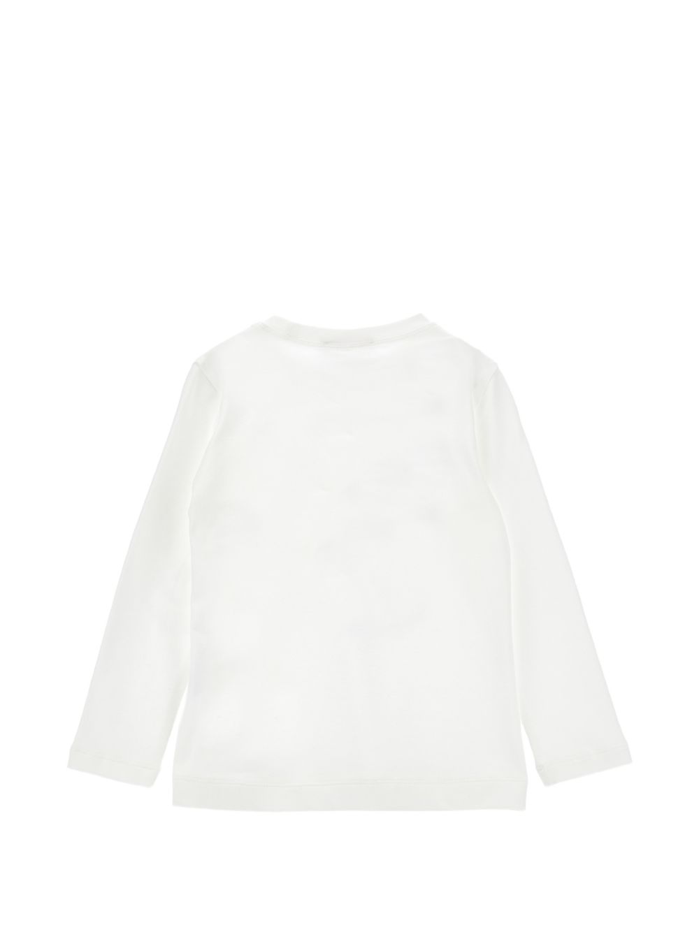 T-shirt per bambina Monnalisa Kids bianca con stampa grafica 11H622 8201 0156 MONNALISA KIDS