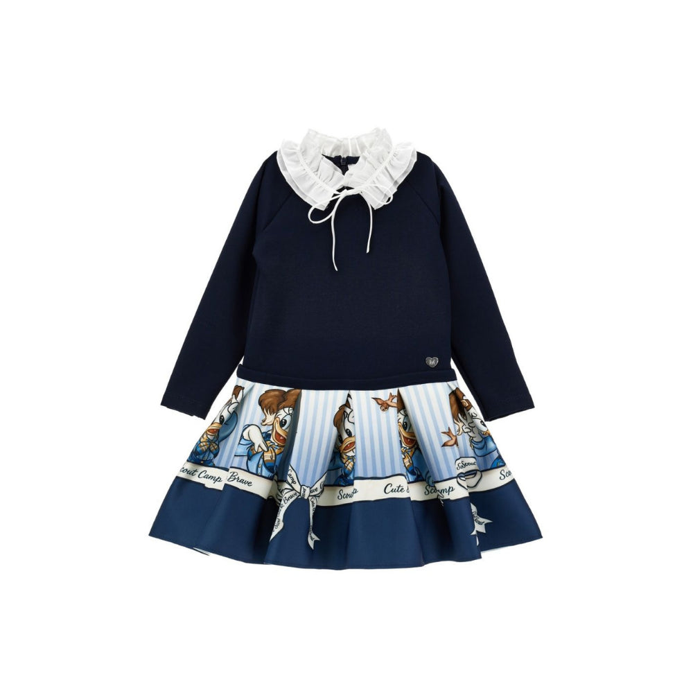 Abito per bambina Monnalisa Kids x Disney con stampa Paperina 11H915 8625 0156 MONNALISA KIDS