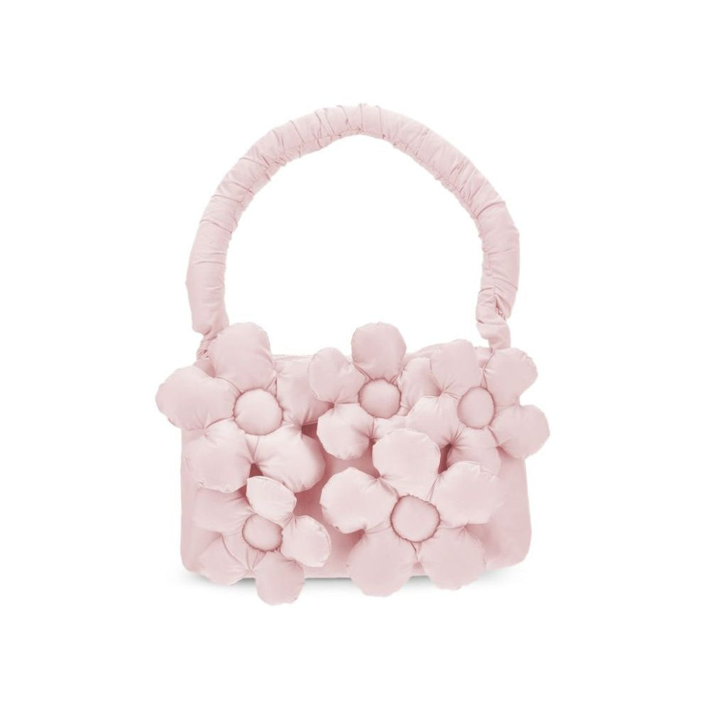 Borsa per bambina Monnalisa Kids rosa con applicazione fiori in rilievo 17H001 8026 0013 MONNALISA KIDS