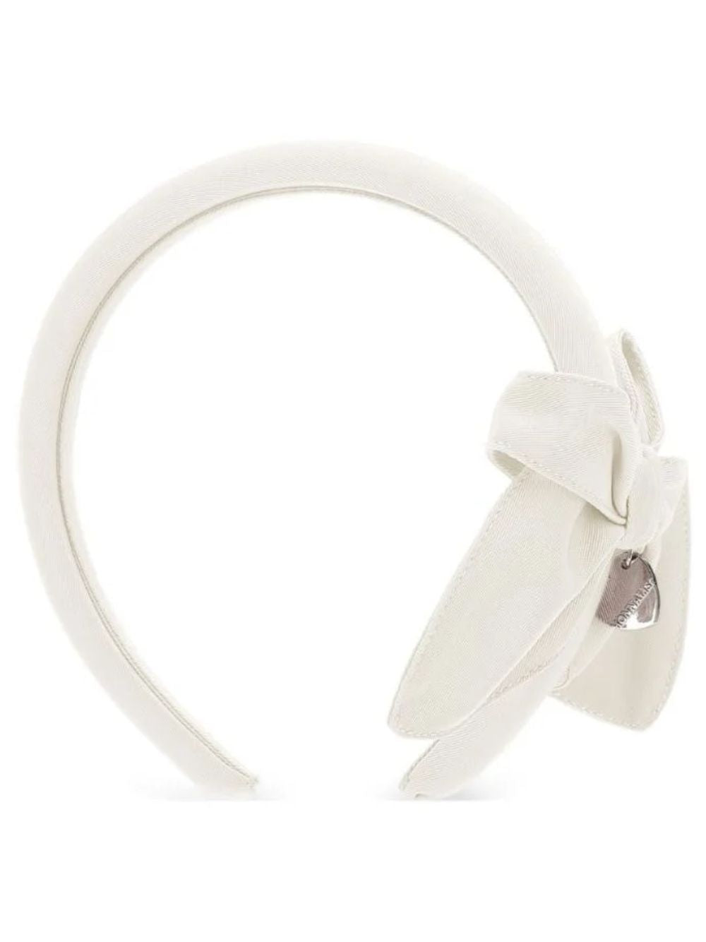 Cerchietto per capelli per bambina Monnalisa Kids bianco con dettaglio fiocco 17H002 8095 0001 MONNALISA KIDS