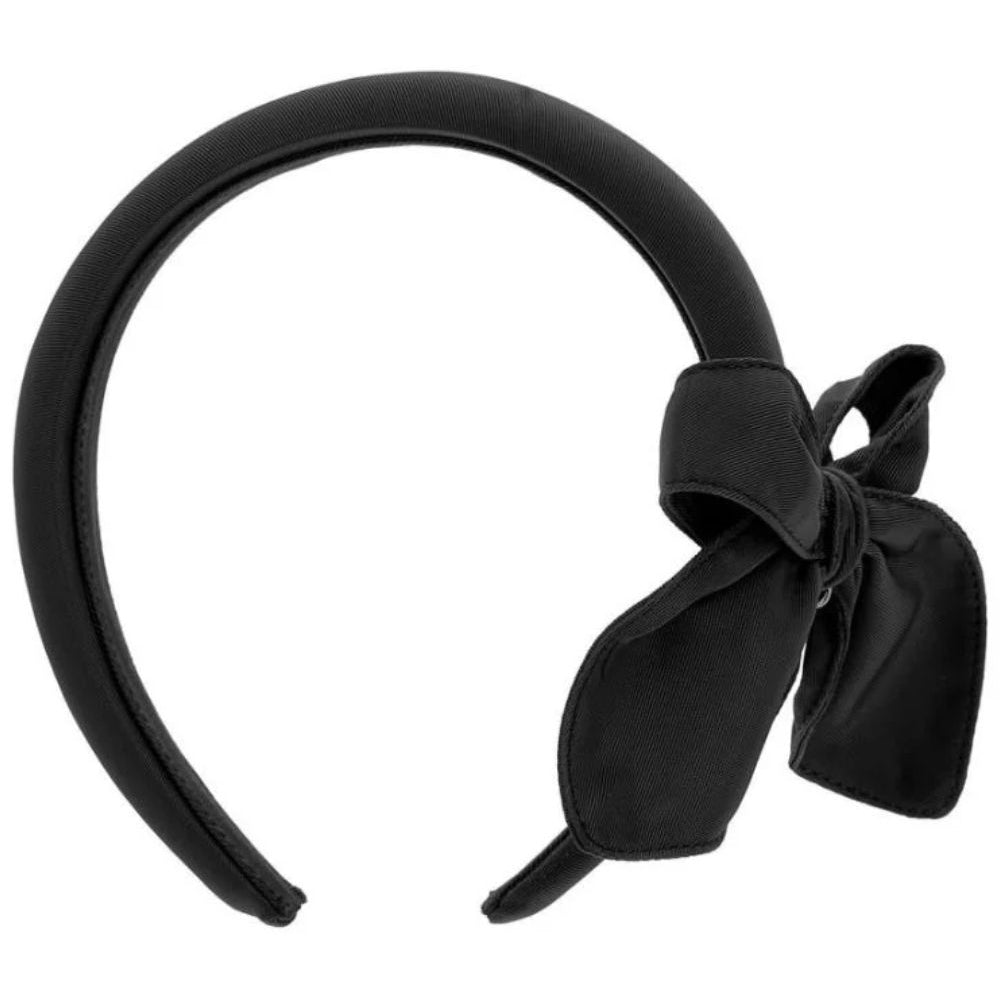 Cerchietto per capelli per bambina Monnalisa Kids nero con dettaglio fiocco sui lati 17H002 8095 0050 MONNALISA KIDS