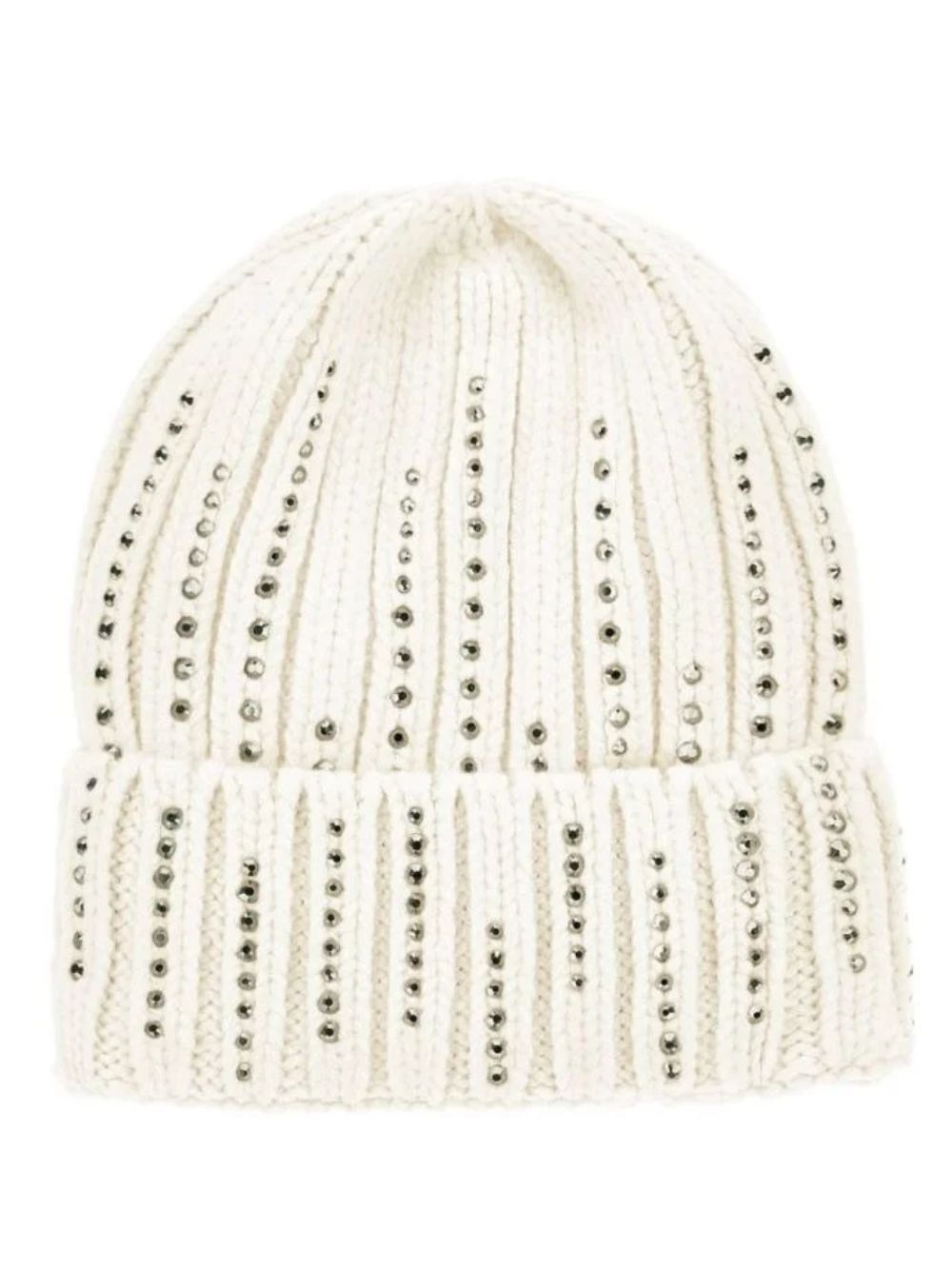 Cappello per bambina Monnalisa Kids bianco con decorazioni con strass 17H004 8064 0001 MONNALISA KIDS