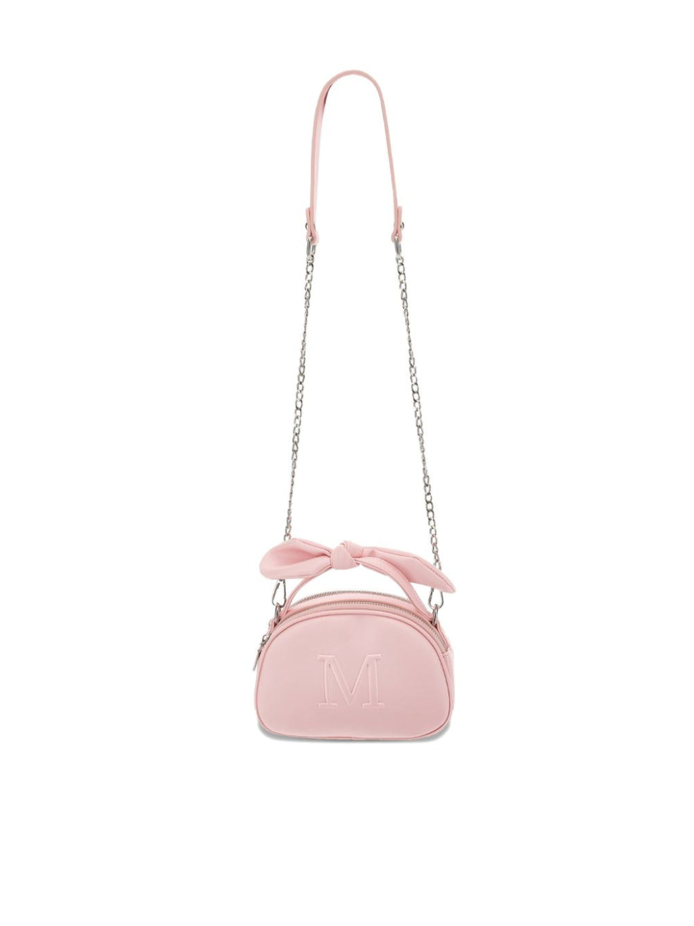Borsa a tracolla per bambina Monnalisa Kids rosa con logo goffrato 17H006 8083 094F MONNALISA KIDS