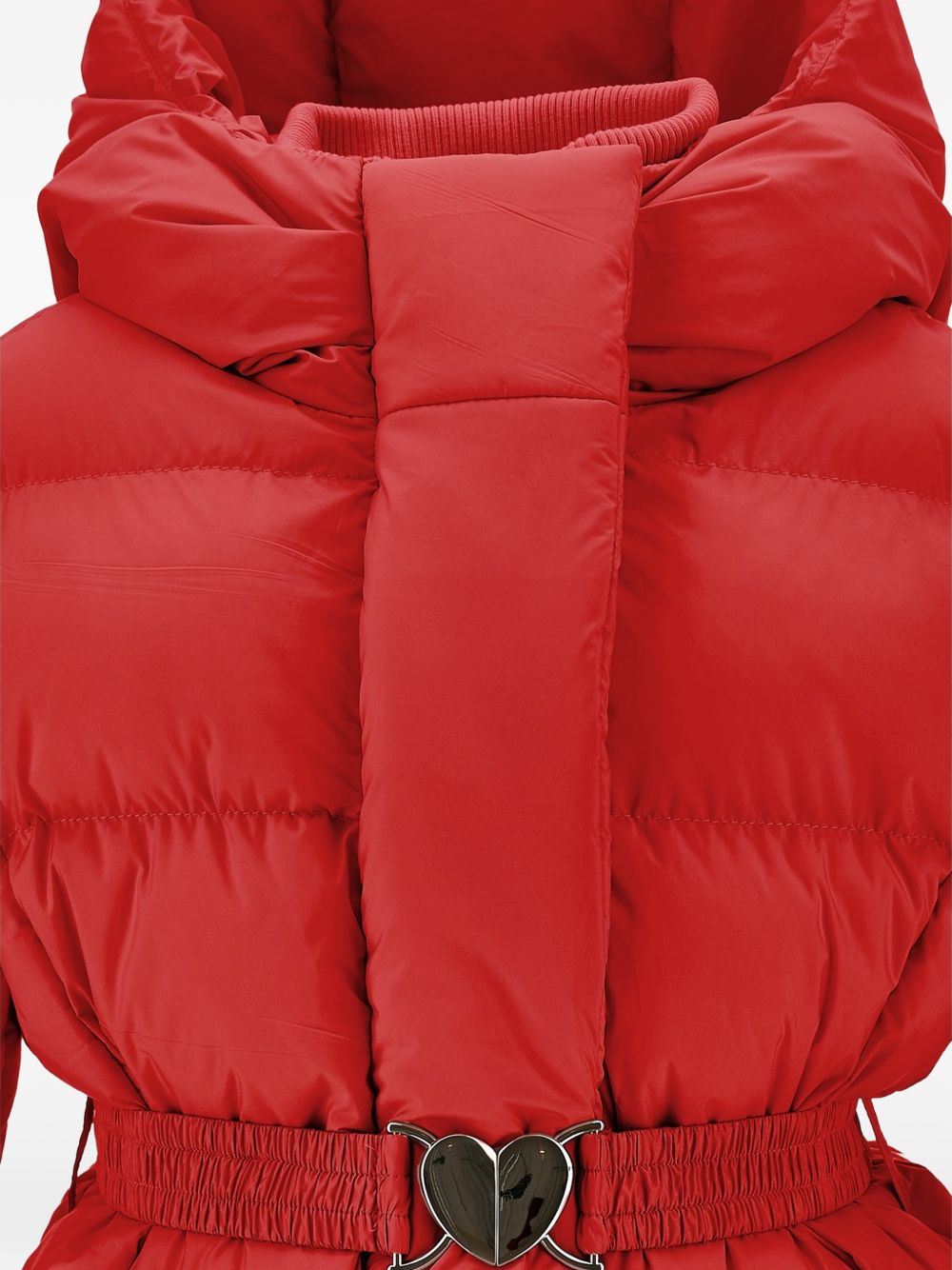 Piumino per bambina Monnalisa Kids rosso con cintura 17H100 8020 0043 MONNALISA KIDS
