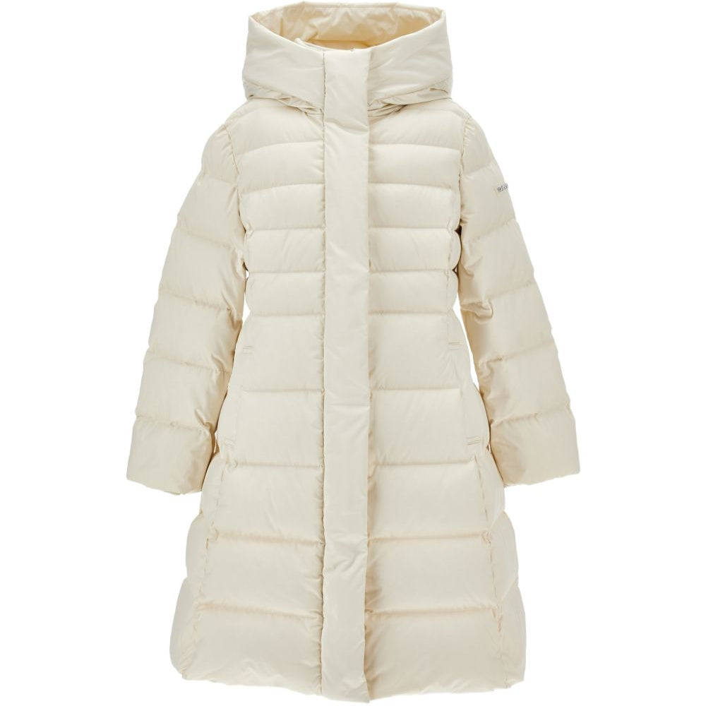 Cappotto trapuntato per bambina Monnalisa Kids beige con cappuccio 17H102 8026 029F MONNALISA KIDS