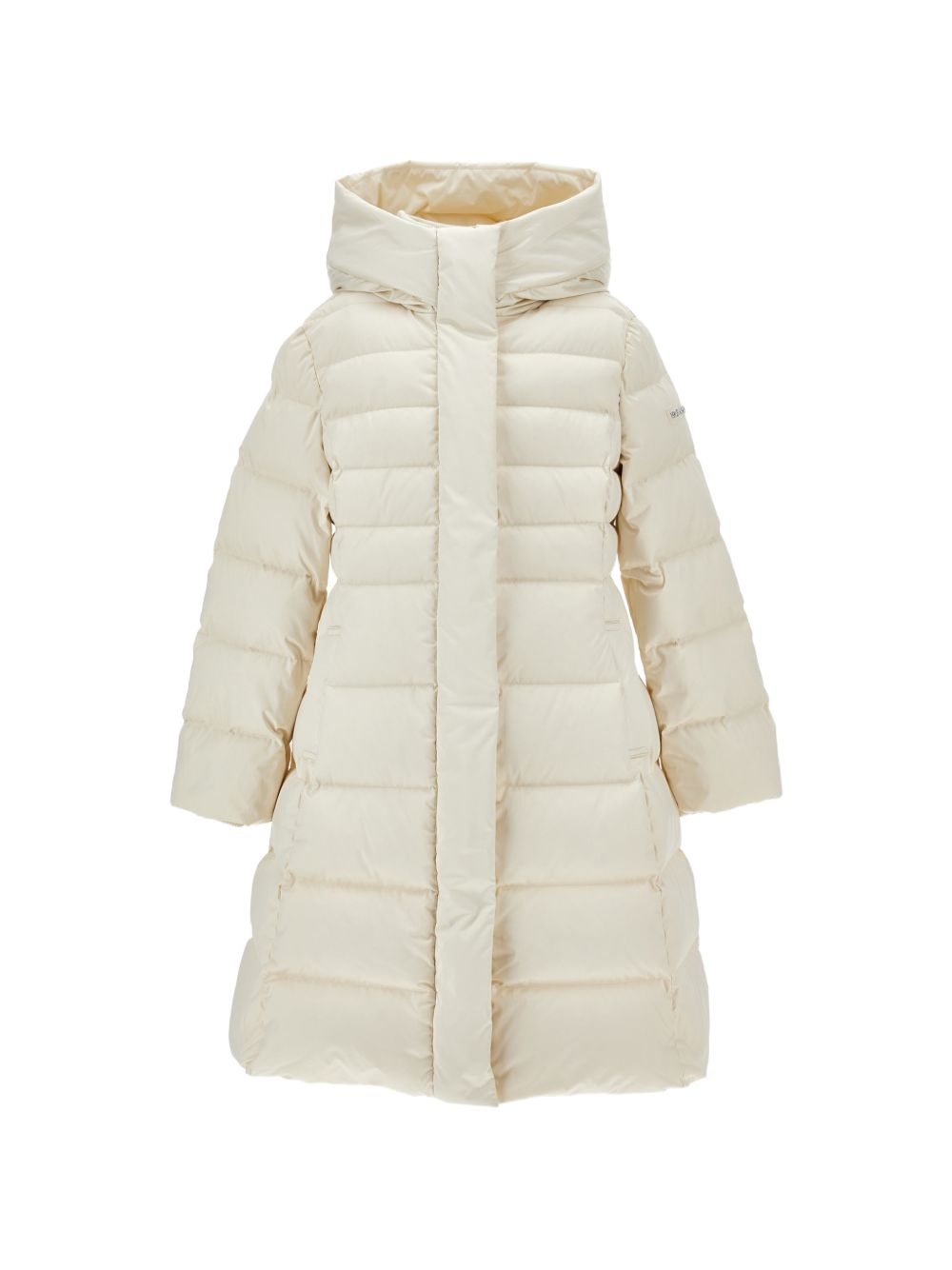 Cappotto trapuntato per bambina Monnalisa Kids beige con cappuccio 17H102 8026 029F MONNALISA KIDS