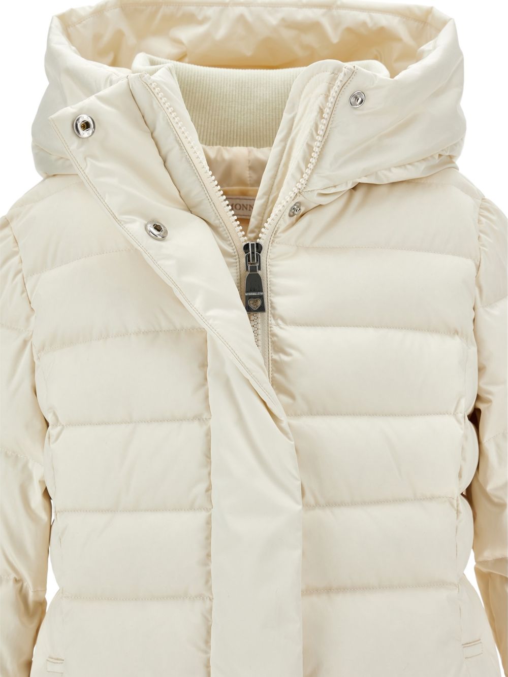 Cappotto trapuntato per bambina Monnalisa Kids beige con cappuccio 17H102 8026 029F MONNALISA KIDS