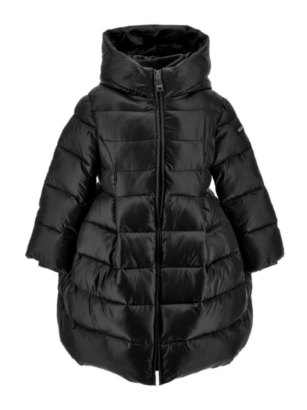 Giubbino per bambina Monnalisa nero con cappuccio 17H103 8022 0050 MONNALISA KIDS