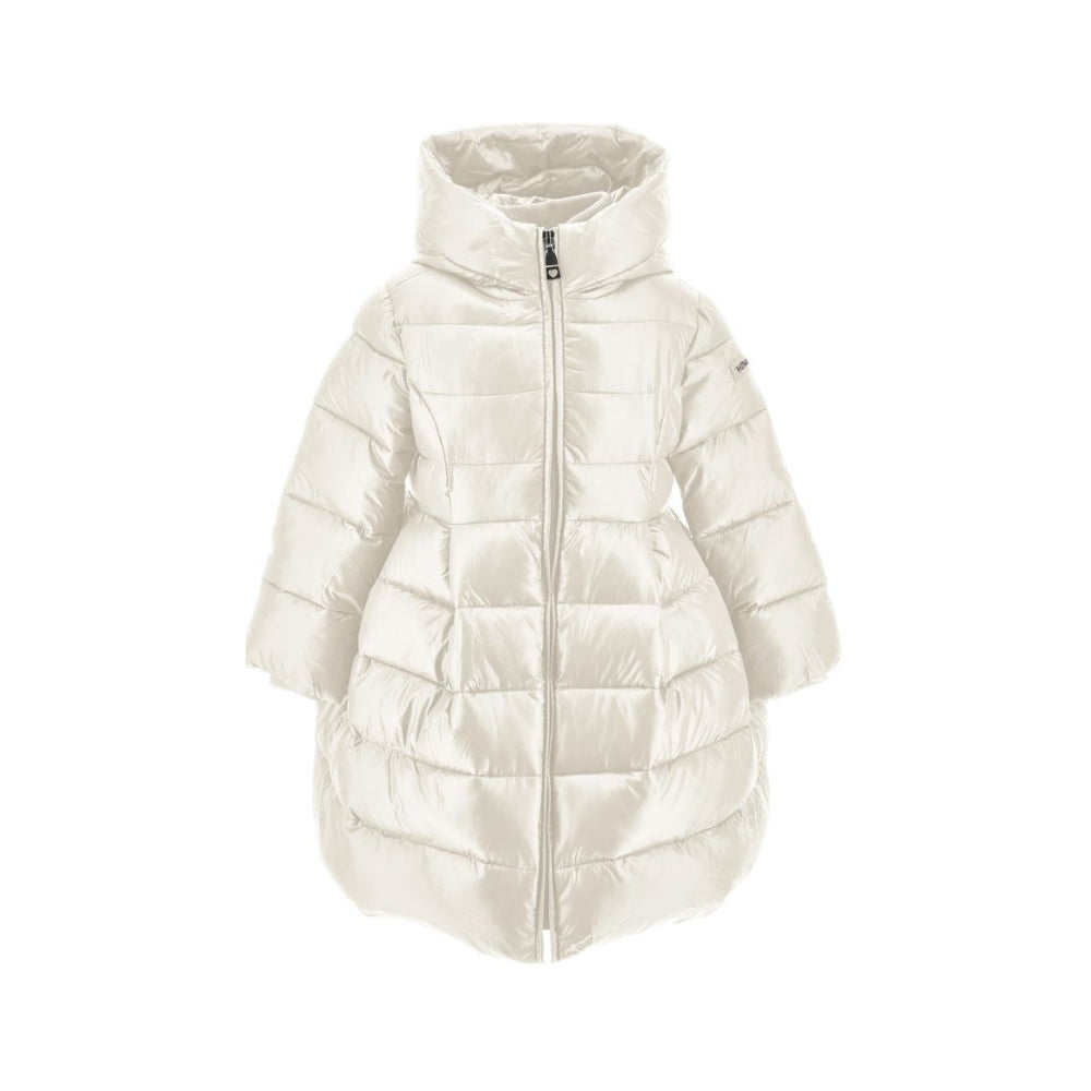 Giubbino per bambina Monnalisa Kids bianco con design imbottito 17H103 8022 029F MONNALISA KIDS