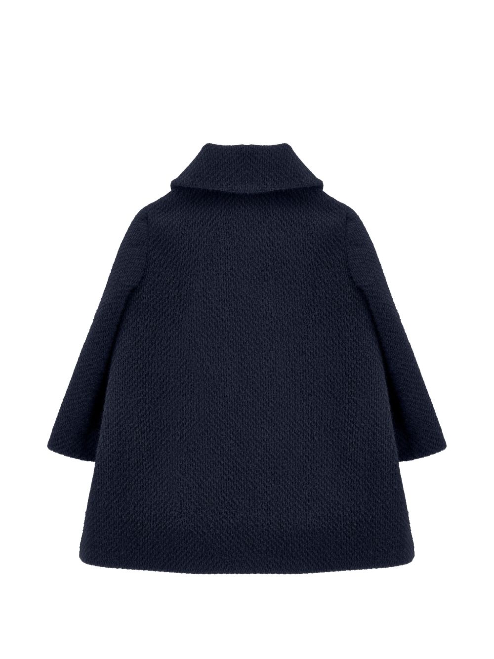 Cappotto per bambina Monnalisa Kids blu con colletto alla Peter Pan 17H106 8360 056S MONNALISA KIDS