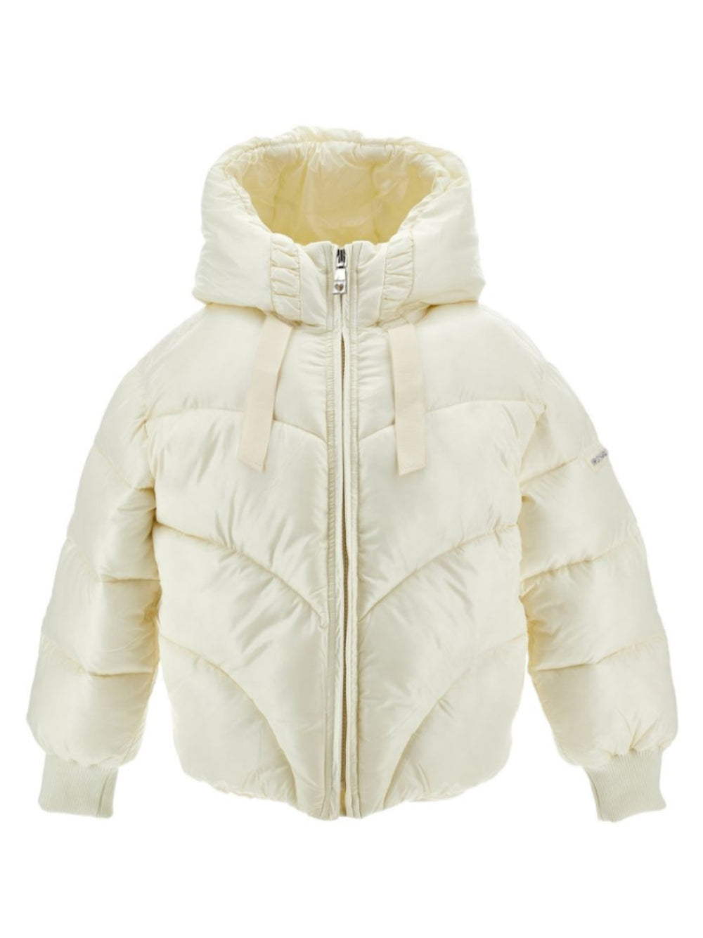Giubbino per bambina Monnalisa Kids bianco con design trapuntato 17H107 8022 029F MONNALISA KIDS