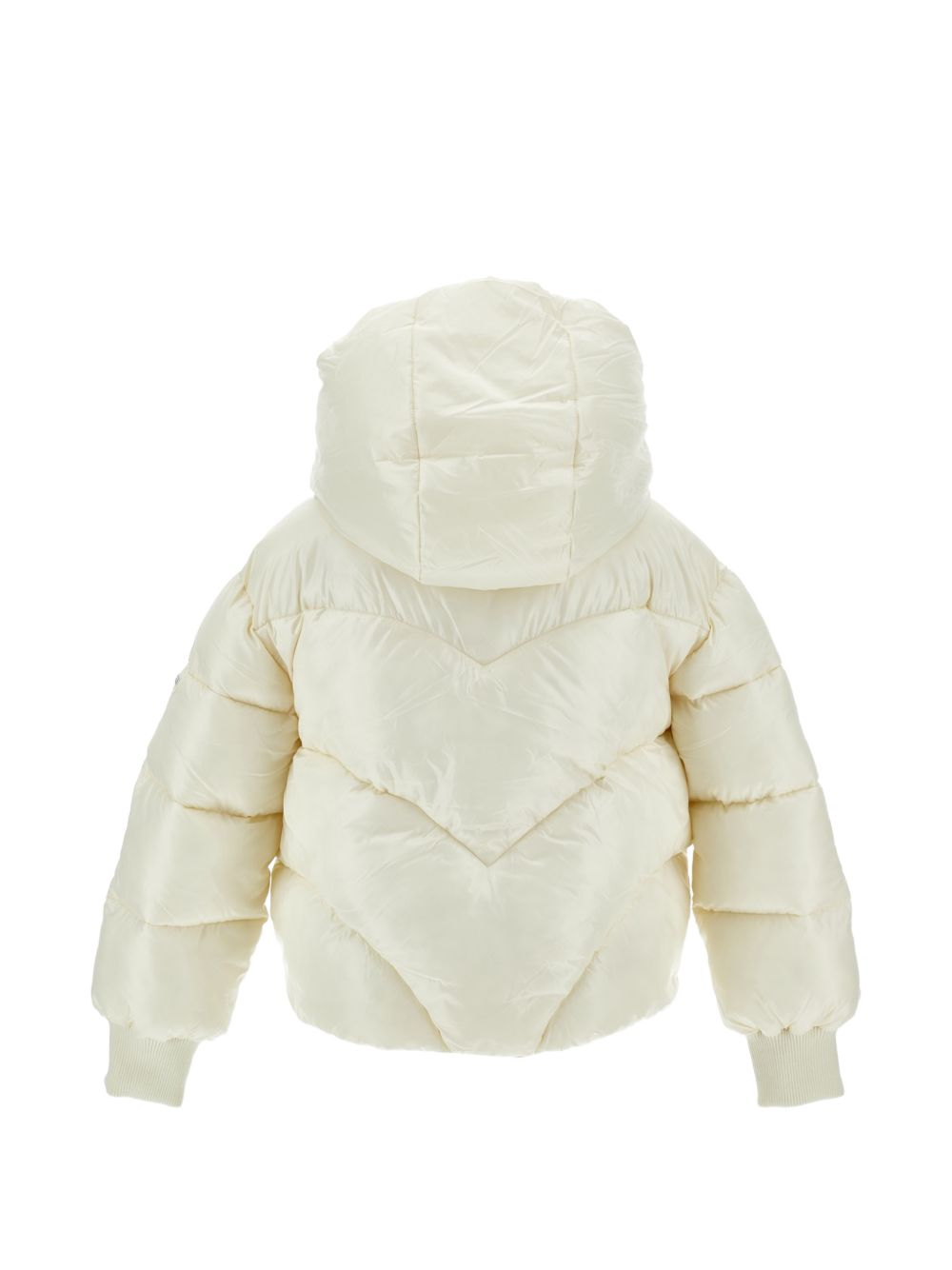 Giubbino per bambina Monnalisa Kids bianco con design trapuntato 17H107 8022 029F MONNALISA KIDS