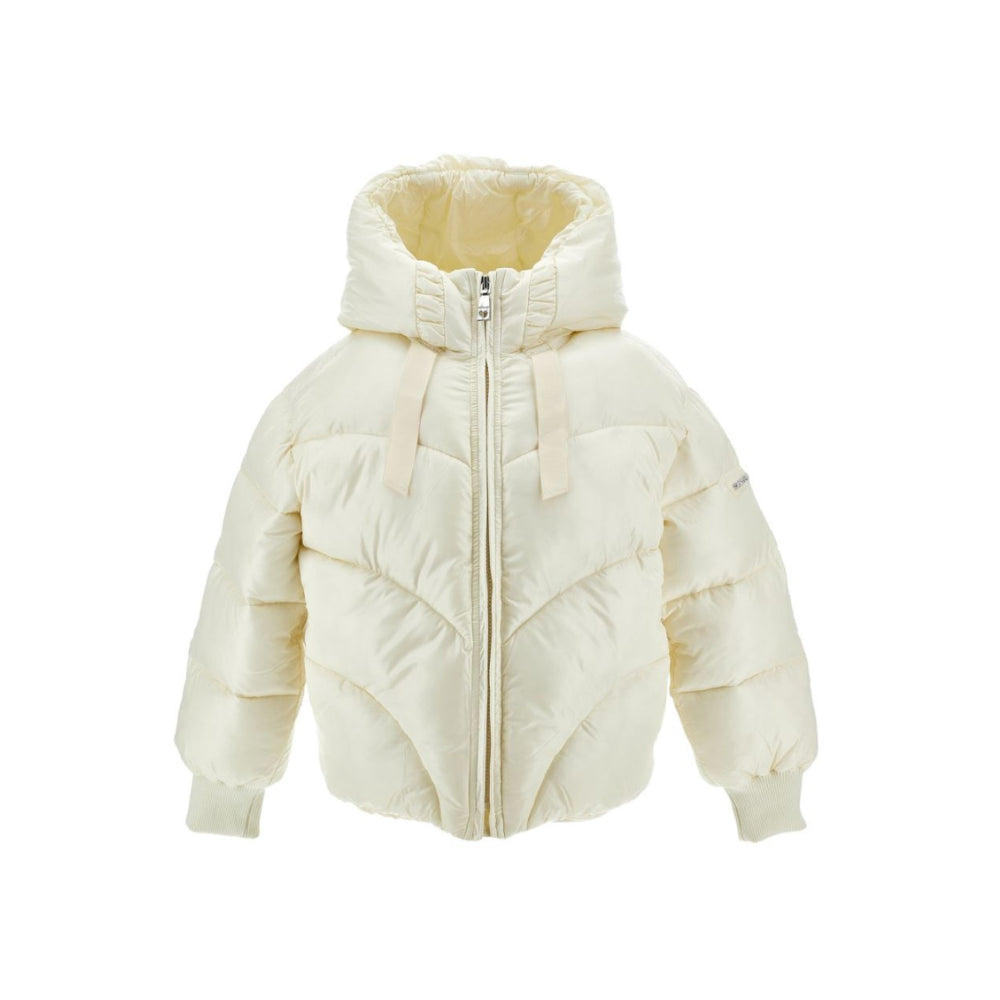 Giubbino per bambina Monnalisa Kids bianco con design trapuntato 17H107 8022 029F MONNALISA KIDS