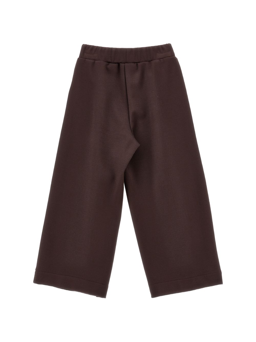 Pantaloni per bambina Monnalisa Kids marrone con pieghe 17H401 8300 0006 MONNALISA KIDS