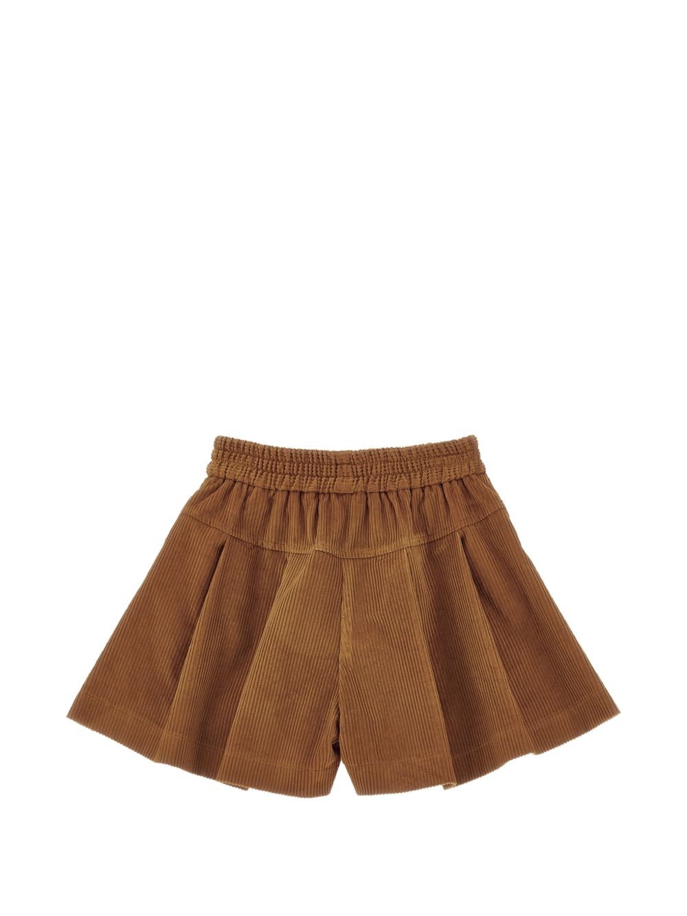 Shorts per bambina Monnalisa Kids marrone in velluto a coste 17H404 8852 0005 MONNALISA KIDS