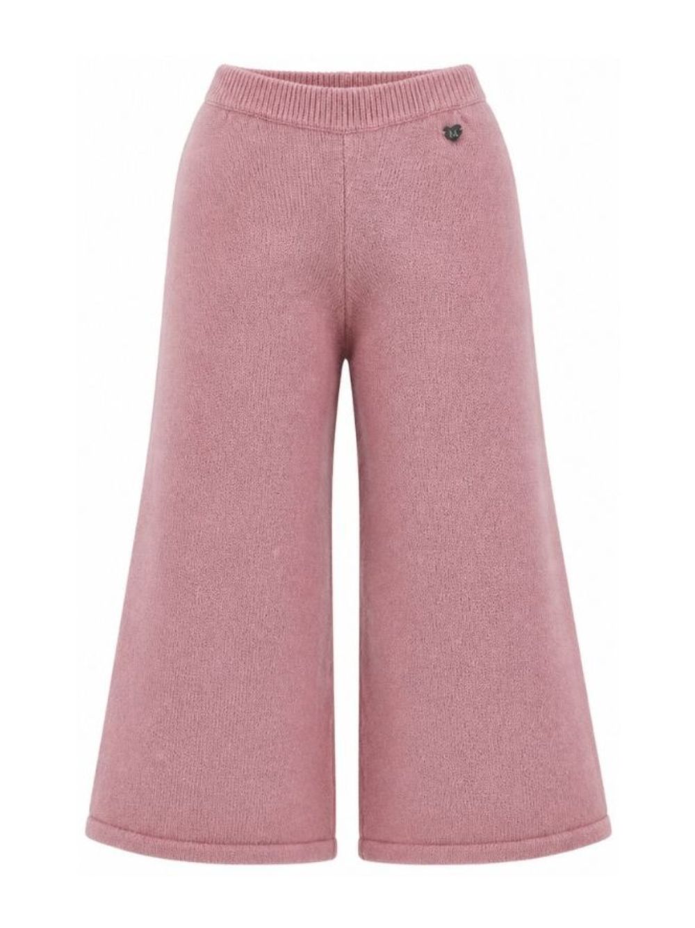 Pantaloni per bambina Monnalisa Kids rosa con design lavorato a maglia 17H409 8060 0094 MONNALISA KIDS