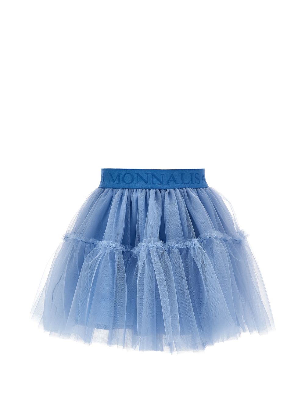 Gonna per bambina Monnalisa Kids blu con trama in tulle 17HGON T9945 0057 MONNALISA KIDS