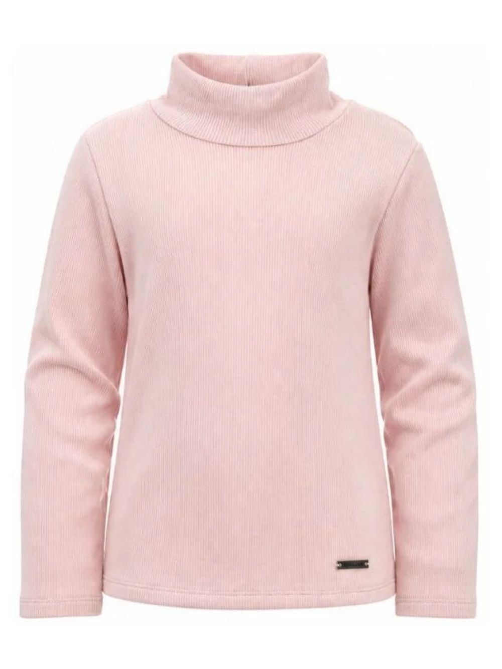 Maglione per bambina Monnalisa Kids rosa con lavorazione in maglia coste 17HLUC 8212 094F MONNALISA KIDS
