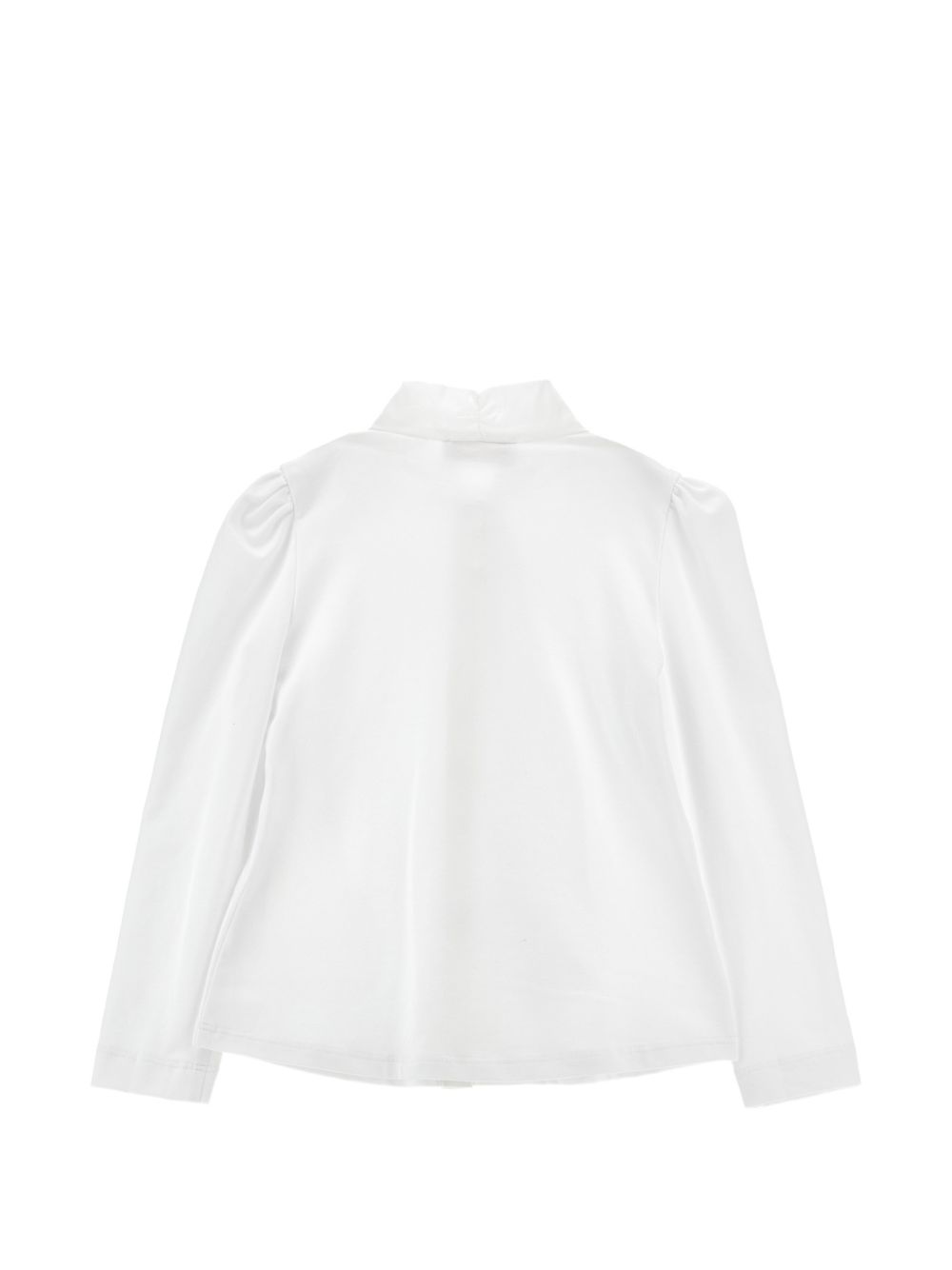 Camicia per bambina Monnalisa Kids bianca con colletto con fiocco 18HOCA 8201 0099 MONNALISA KIDS