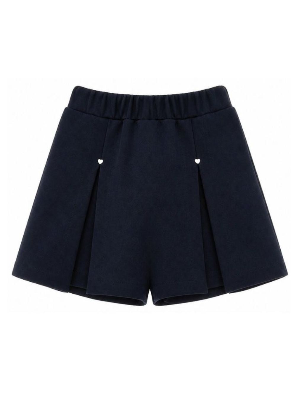 Shorts per bambina Monnalisa Kids blu con trama jersey 18HORT 8225 056S MONNALISA KIDS