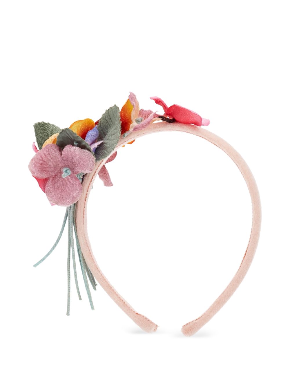 Cerchietto per bambina Monnalisa Kids rosa con decorazione a fiori 19H005 8057 0063 MONNALISA KIDS