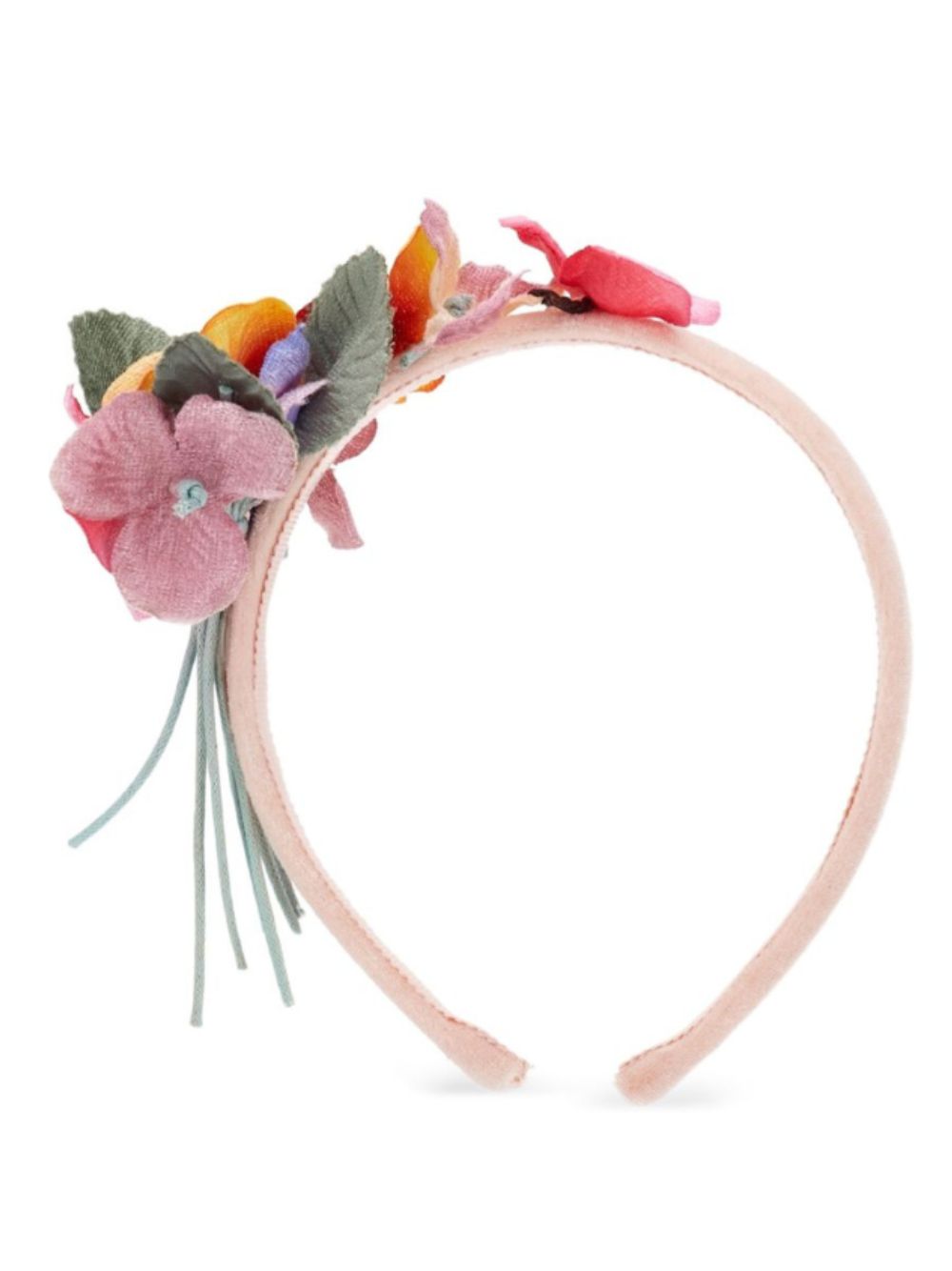 Cerchietto per bambina Monnalisa Kids rosa con decorazione a fiori 19H005 8057 0063 MONNALISA KIDS