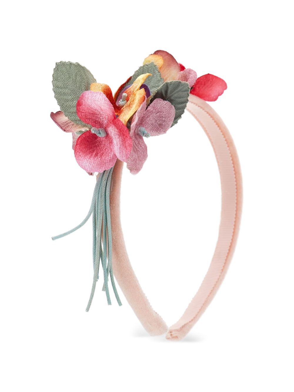 Cerchietto per bambina Monnalisa Kids rosa con decorazione a fiori 19H005 8057 0063 MONNALISA KIDS