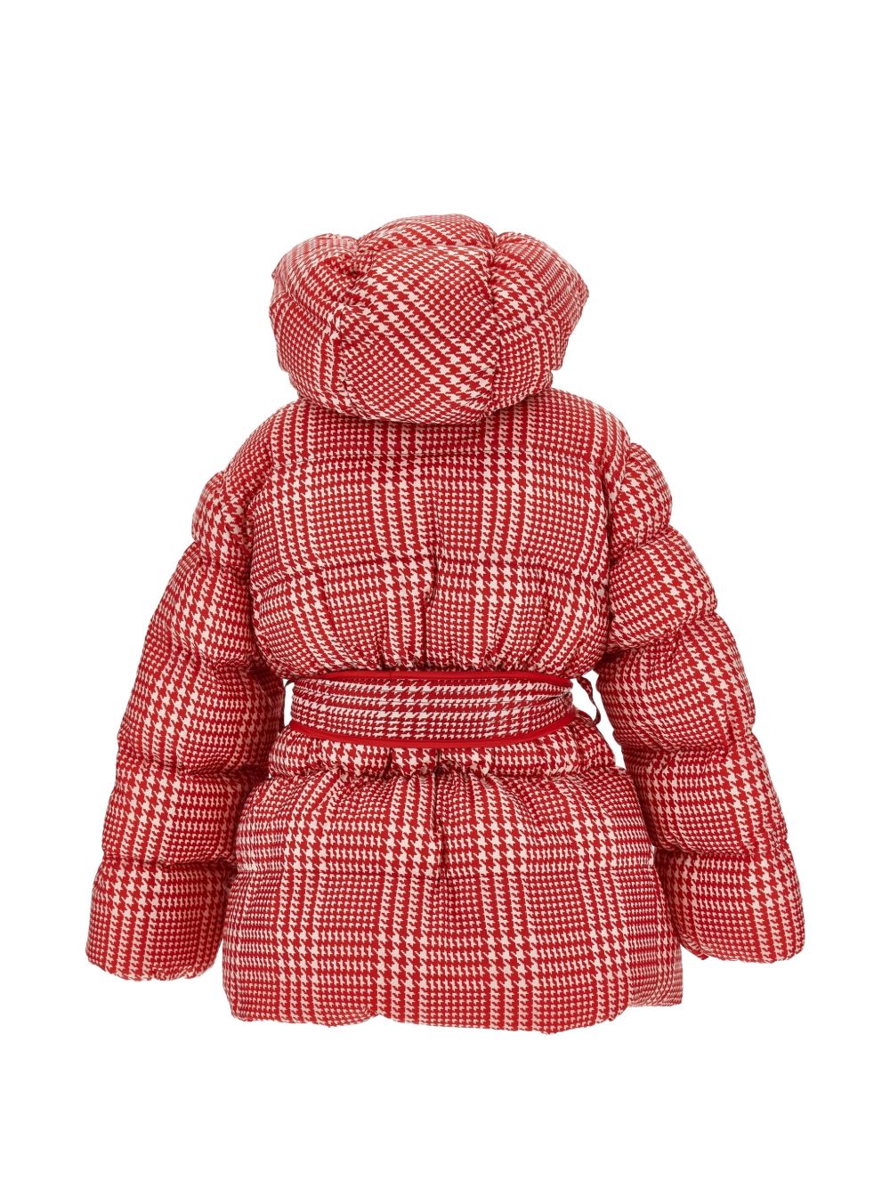 Giubbino per bambina Monnalisa Kids rosso con motivo pied-de-poule 19H104 8024 0143 MONNALISA KIDS