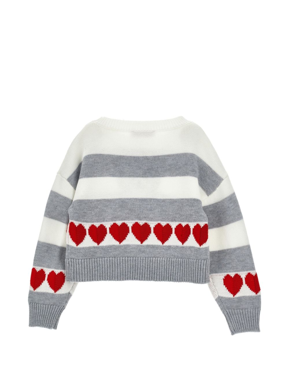 Maglione per bambina Monnalisa Kids multicolore con applicazione orsetto sul davanti 19H606 8062 0132 MONNALISA KIDS