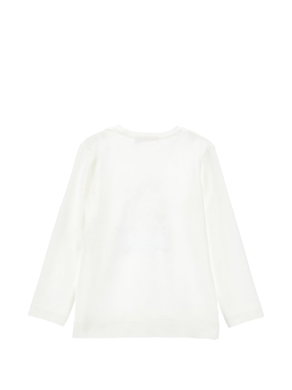 T-shirt per bambina Monnalisa Kids bianca con strass 19H620 8004 0198 MONNALISA KIDS