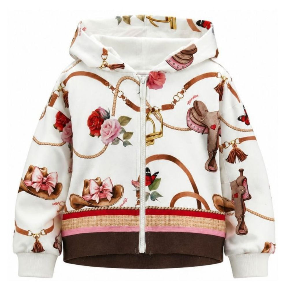 Felpa per bambina Monnalisa Kids bianca con stampa grafica Toy Story 19H800 8005 029F MONNALISA KIDS