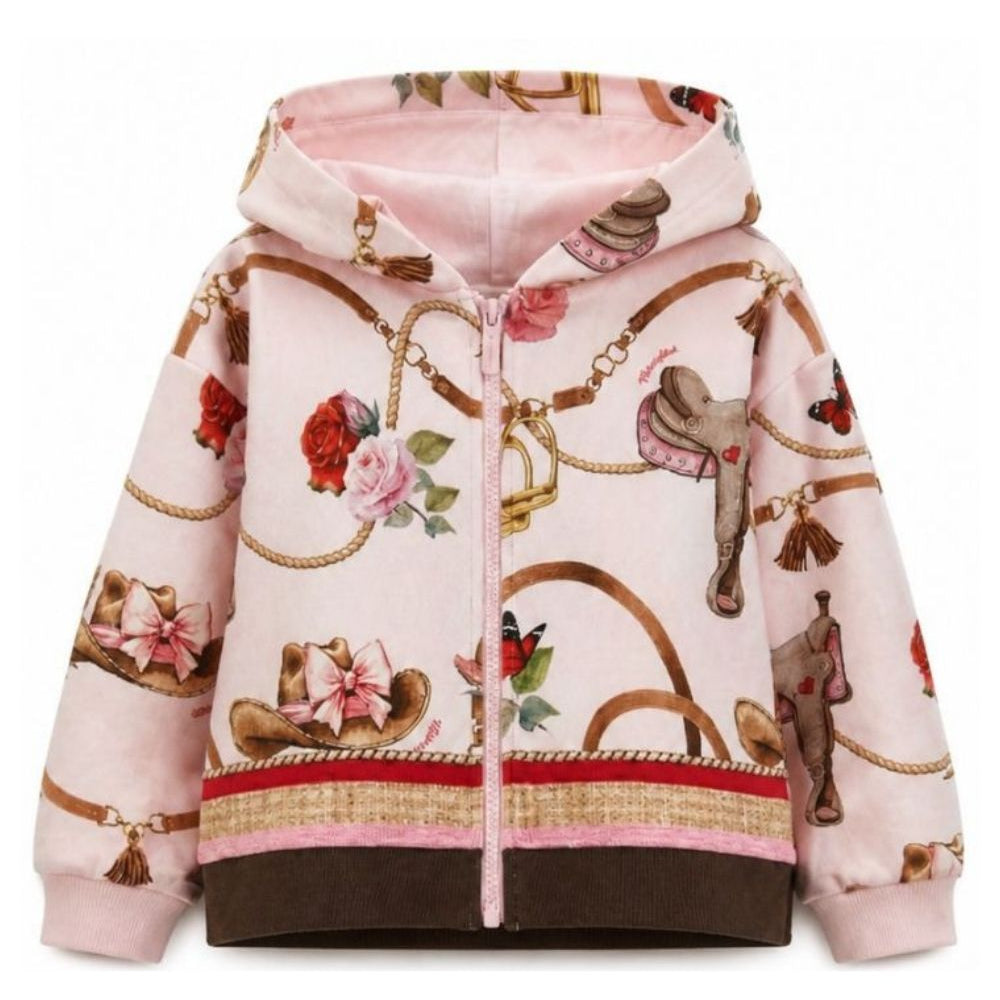Felpa per bambina Monnalisa Kids rosa con stampa grafica Toy Story 19H800 8005 094F MONNALISA KIDS