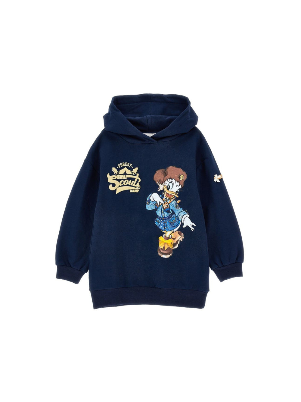 Abito per bambina Monnalisa Kids blu con stampa grafica 19H914 8030 0056 MONNALISA KIDS