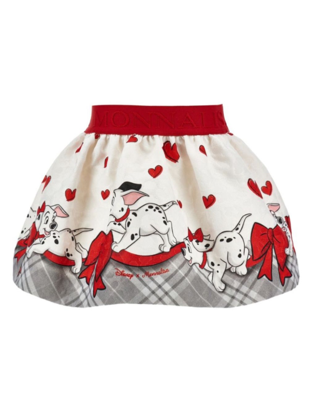 Gonna per neonata Monnalisa Kids x Disney rossa con stampa grafica 31H703 8667 0143 MONNALISA KIDS
