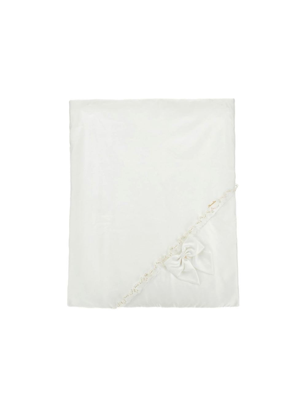 Sacco nanna per neonata Monnalisa Kids bianco con ruches 35H004 8707 0001 MONNALISA KIDS