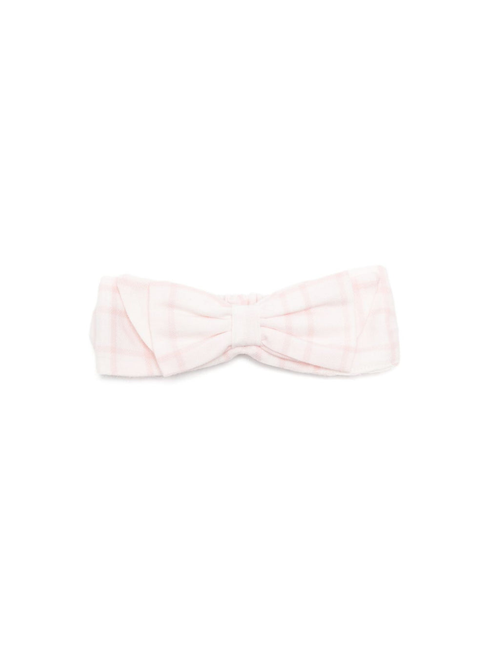 Fascia per neonata Monnalisa Kids rosa a quadri con fiocco 35H009 8018 0091 MONNALISA KIDS