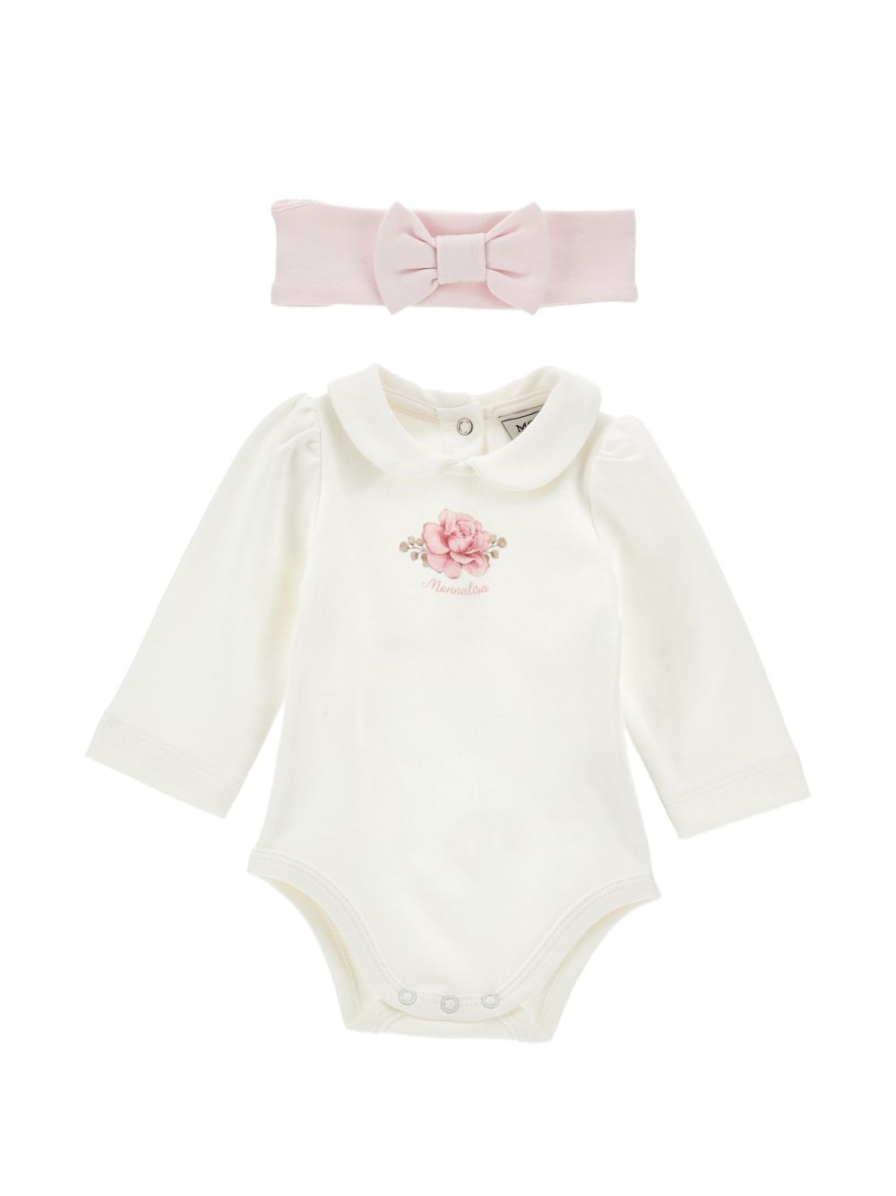 Set tutina gonna e fascia per neonata Monnalisa Kids multicolore con dettaglio in tulle 35H517 8000 0191 MONNALISA KIDS