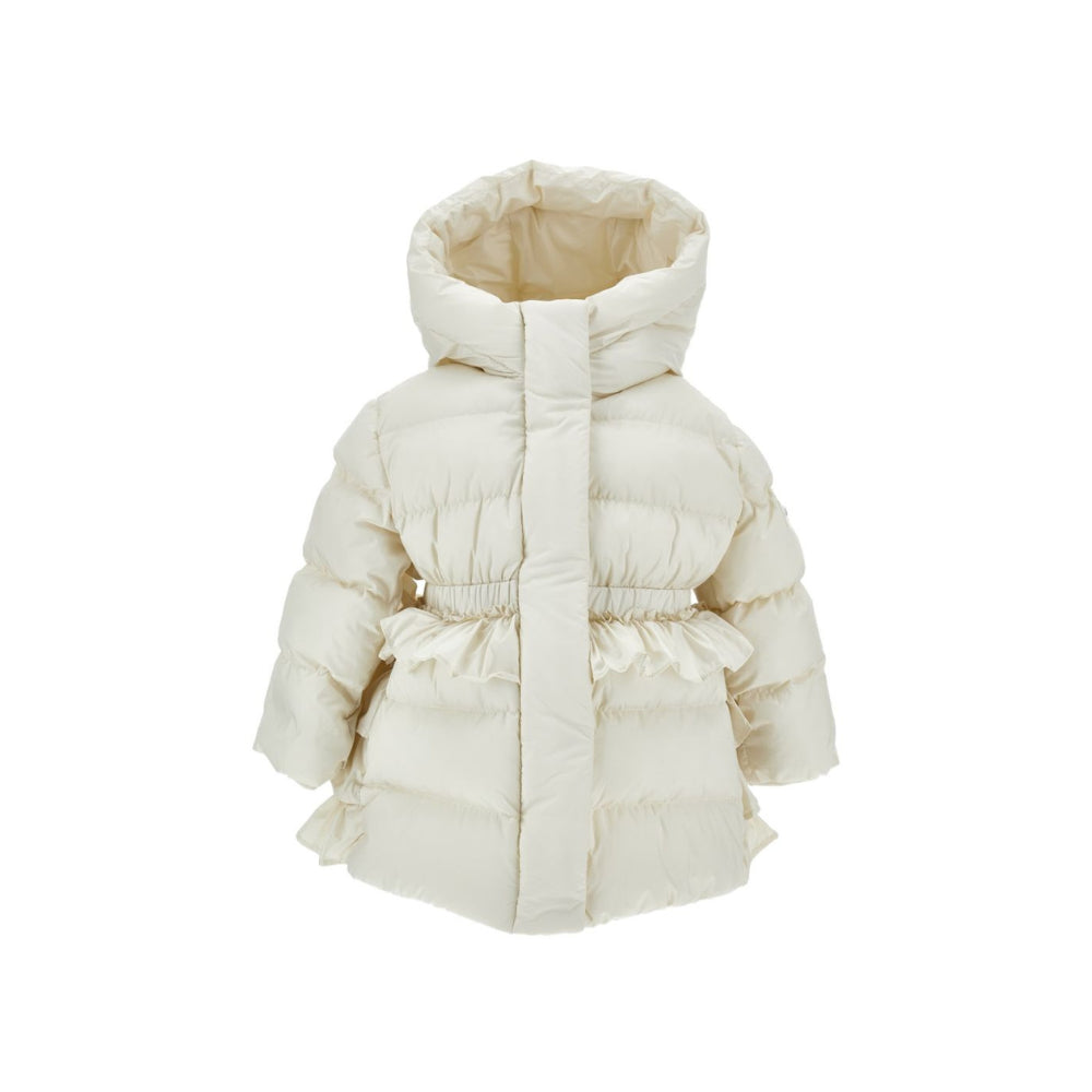 Giubbino per neonata Monnalisa Kids bianco con design imbottito 37H101 8020 0001 MONNALISA KIDS