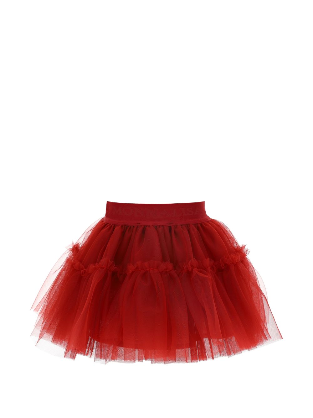 Gonna per neonata Monnalisa Kids rossa con trama in tulle 37HGON T9945 0043 MONNALISA KIDS