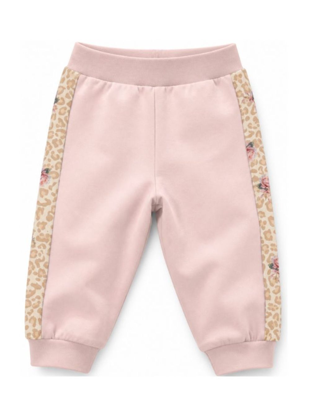 Pantaloni per neonata Monnalisa Kids rosa con stampa leopardata 39H403 8006 094F MONNALISA KIDS