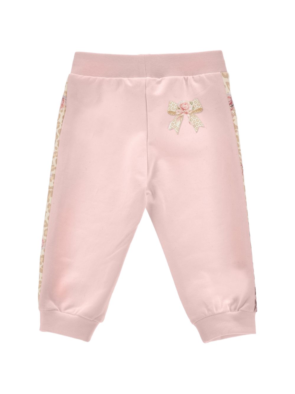 Pantaloni per neonata Monnalisa Kids rosa con stampa leopardata 39H403 8006 094F MONNALISA KIDS