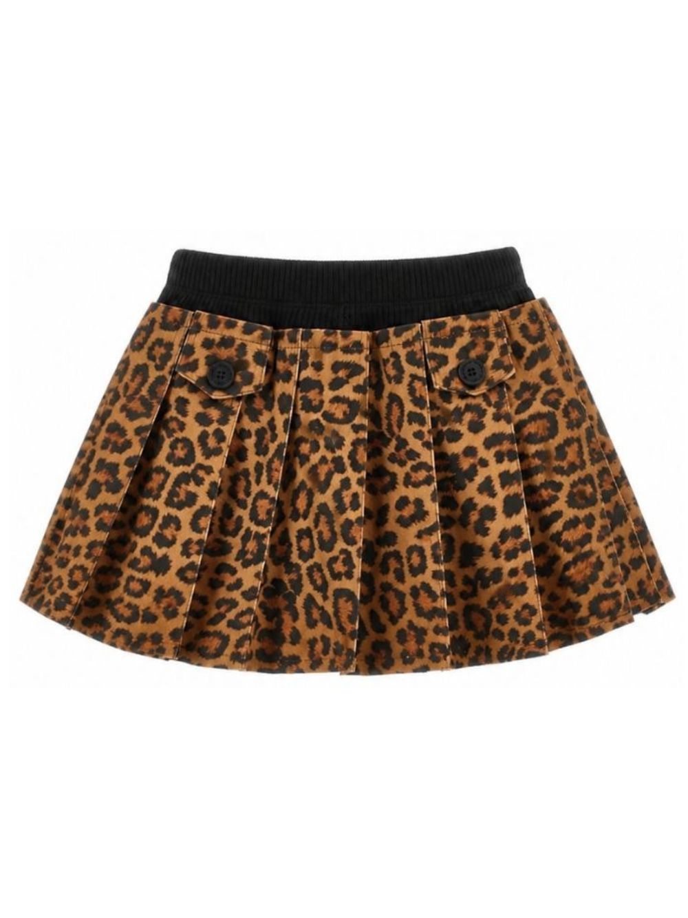Gonna per bambina Monnalisa Kids animalier con stampa leopardata 41H704 8623 0080 MONNALISA KIDS