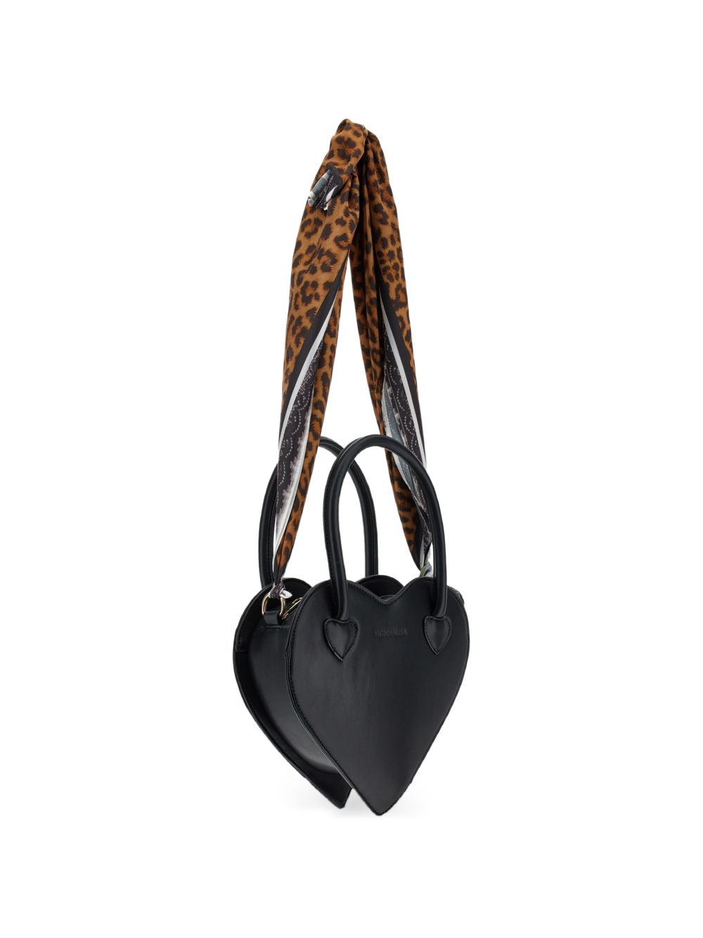 Borsa a spalla per bambina Monnalisa Kids nera a forma di cuore 49H000 8729 0080 MONNALISA KIDS