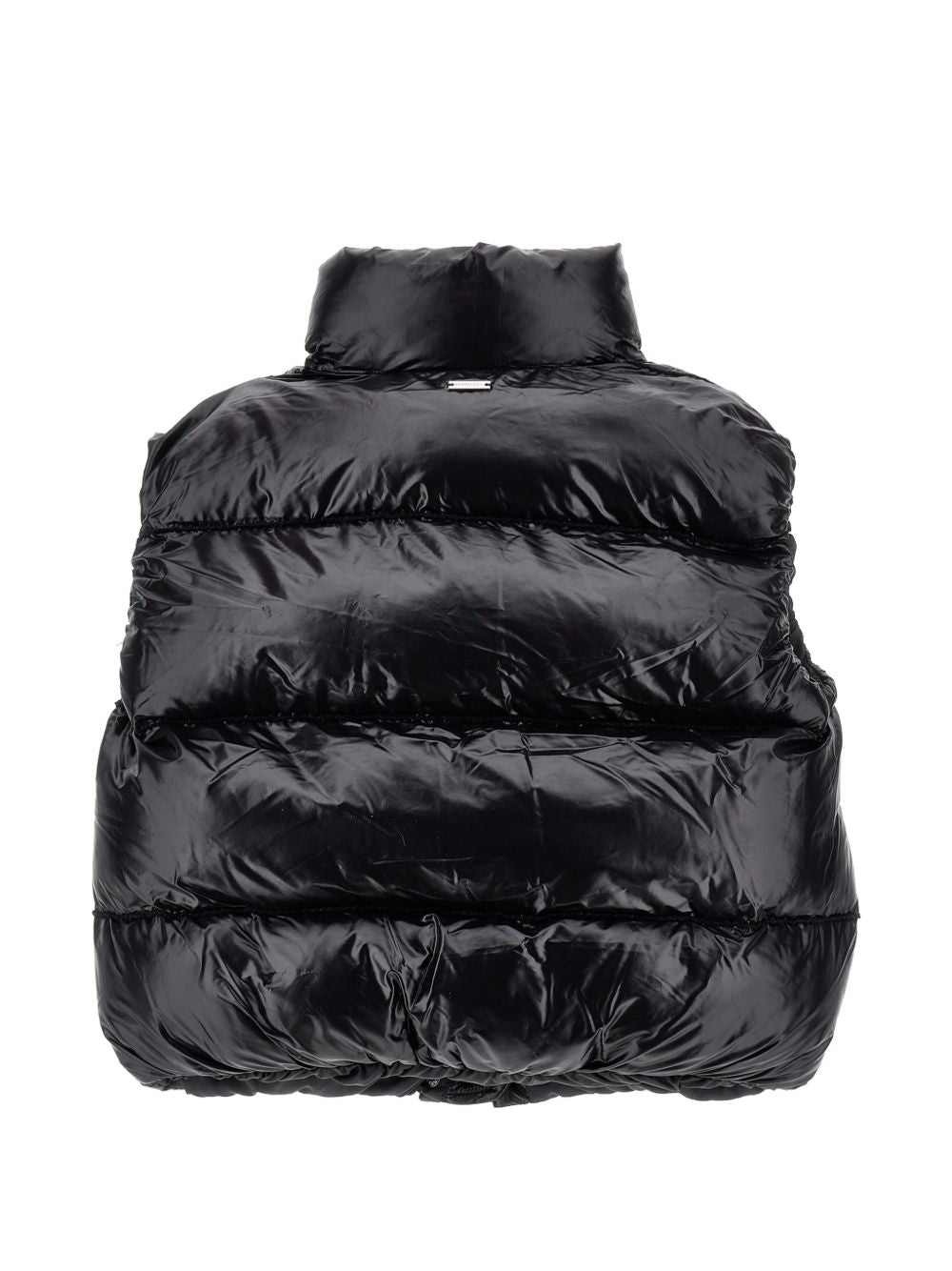 Gilet per bambina Monnalisa Kids nero trapuntato con cappuccio 49H100 8022 0050 MONNALISA KIDS