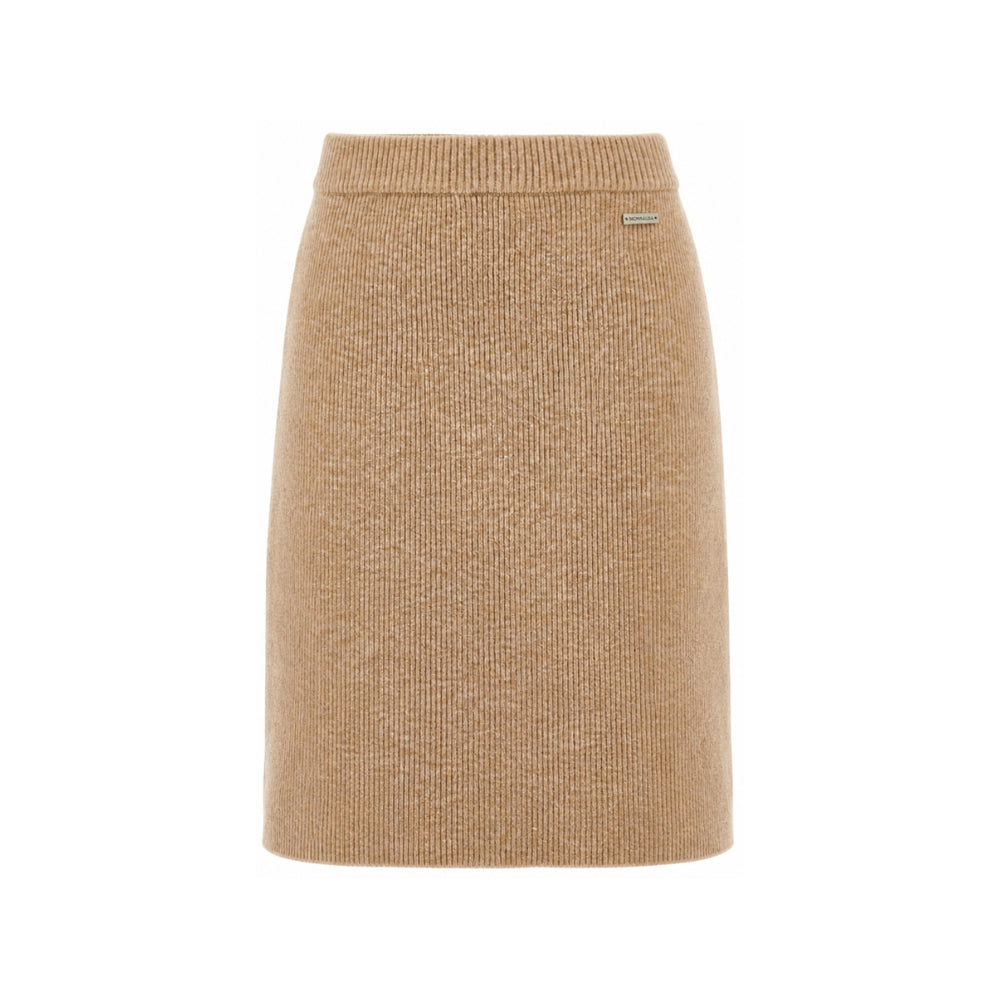 Gonna per bambina Monnalisa Kids beige con trama a coste 49H702 8061 0003 MONNALISA KIDS